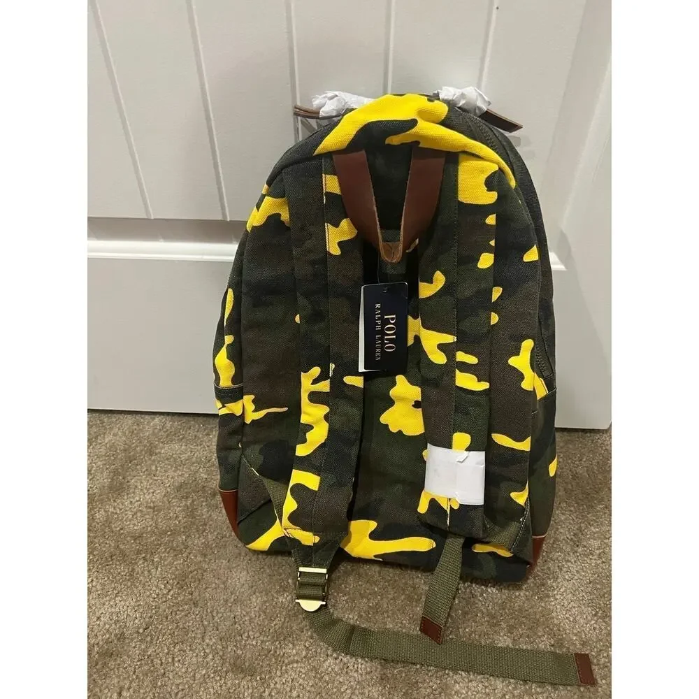 NWT❤️Polo Ralph Lauren Camouflage Canvas Backpack